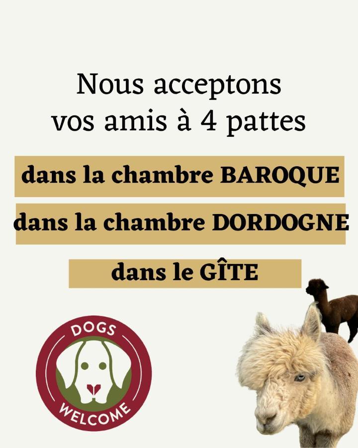 The Alpaca B&B Chalais  Exterior foto